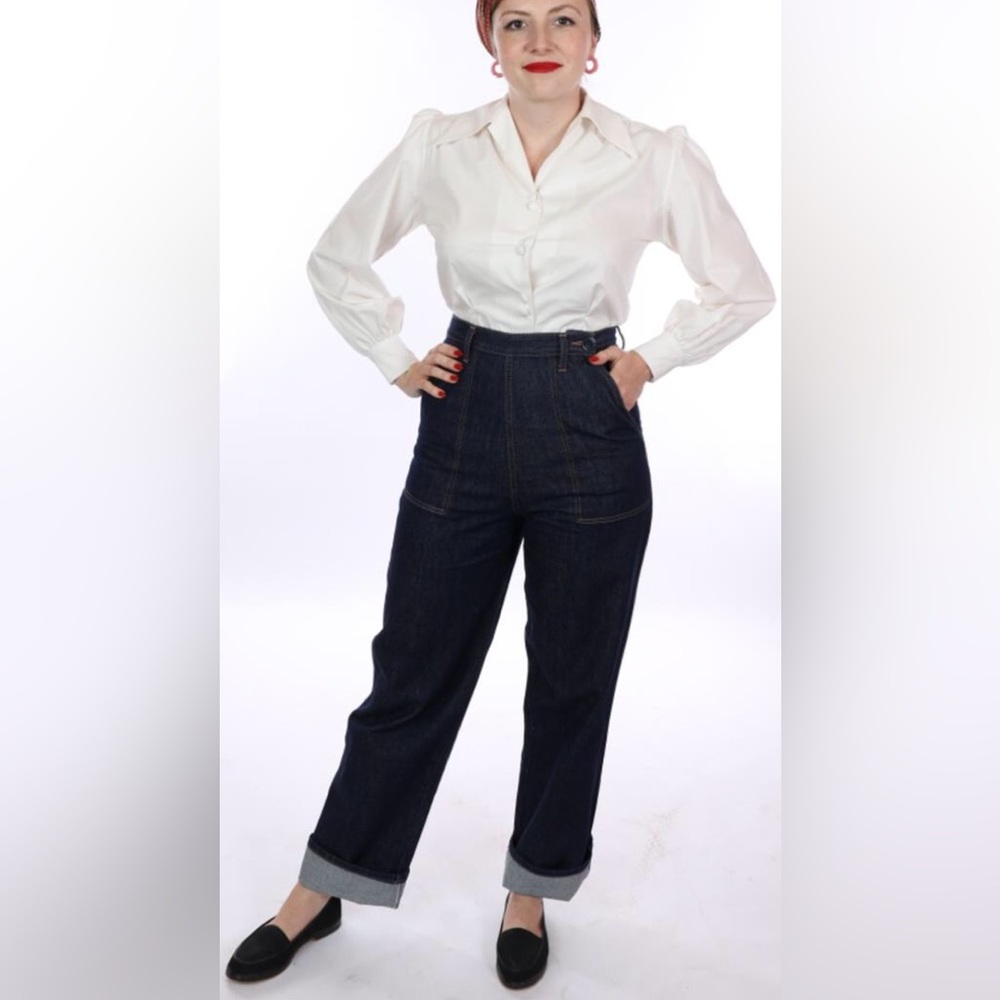 Freddies of Pinewood High Waisted Work Pants Jeans